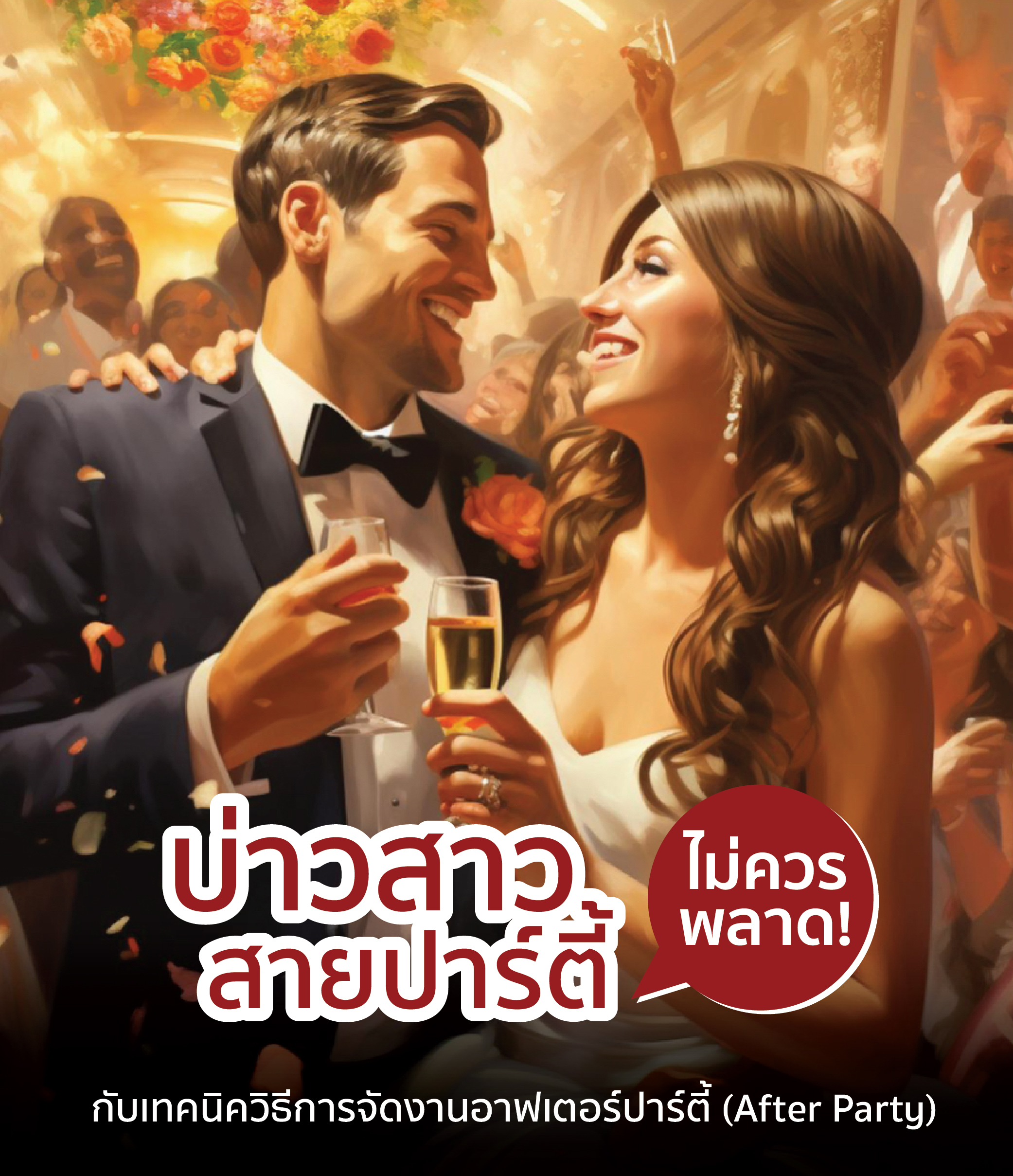 บ่าวสาวสายปาร์ตี้ไม่ควรพลาด กับเทคนิควิธีการจัดงานอาฟเตอร์ปาร์ตี้ (After Party)